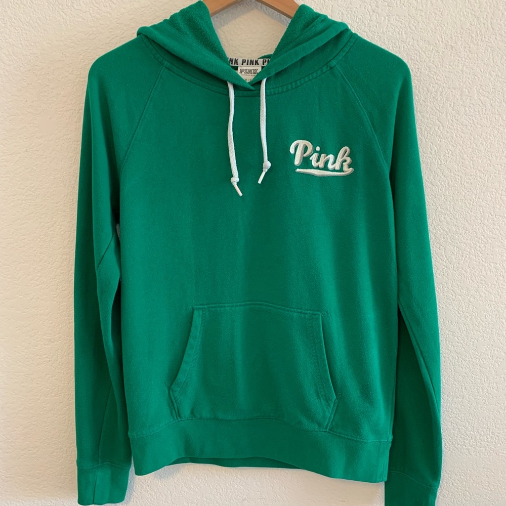 Pink / green hoodie